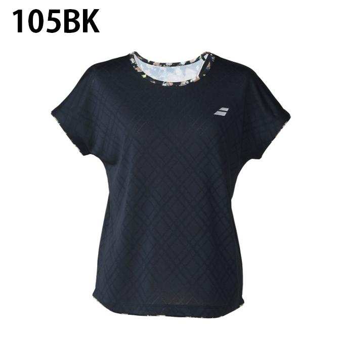 Babolat バボラ テニスウェア 半袖Tシャツ BUG1304黒メンズM新品 Babolat（バボラ） テニスウェア バドミントンウェア Tシャツ 半袖