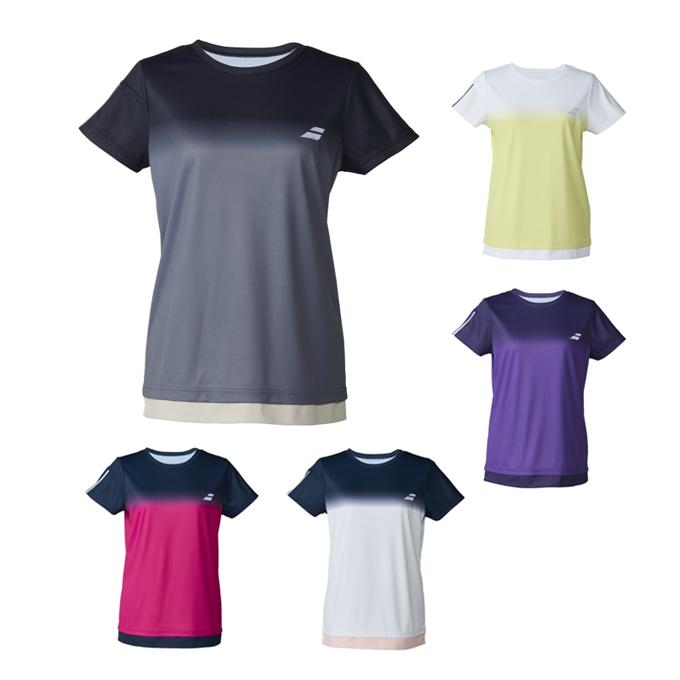 Babolat（バボラ） テニスウェア バドミントンウェア Tシャツ 半袖