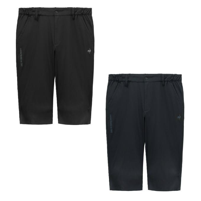 RUFFLOG ナイロン ショーツ ナイロン ハーフパンツ 黒 XL ゴルフ le coq sportif（ルコックスポルティフ） ゴルフウェア ショートパンツ