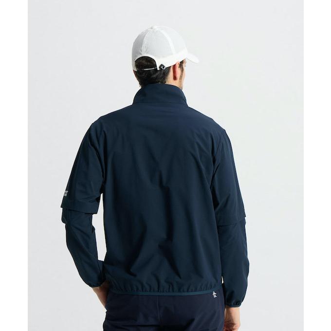 新品MUNSINGWEAR メンズ フルジップジャケット撥水加工ゴルフネイビーM Munsingwear（マンシングウェア） マンシング(Munsingwear) ゴルフ