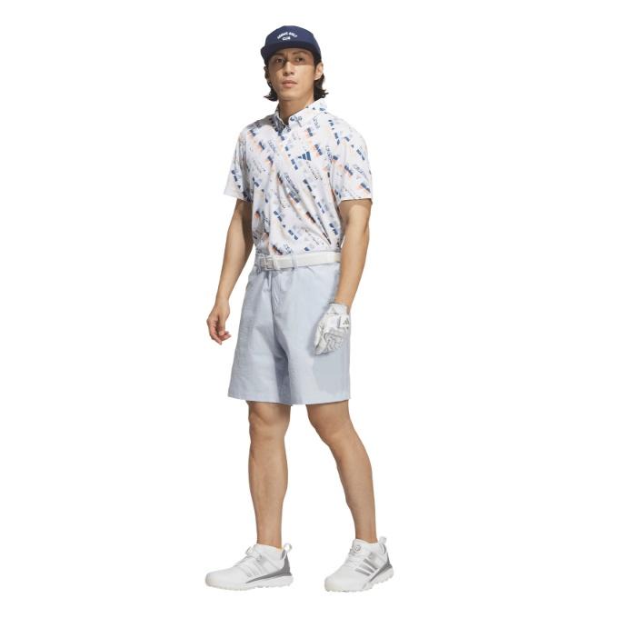 adidas（アディダス） ゴルフウェア ポロシャツ 半袖 メンズ AOP半袖