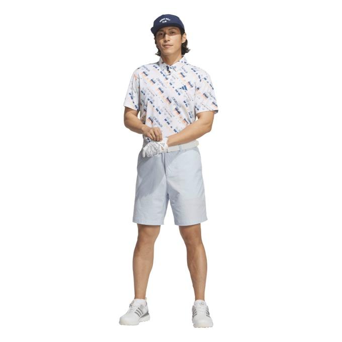 adidas（アディダス） ゴルフウェア ポロシャツ 半袖 メンズ AOP半袖