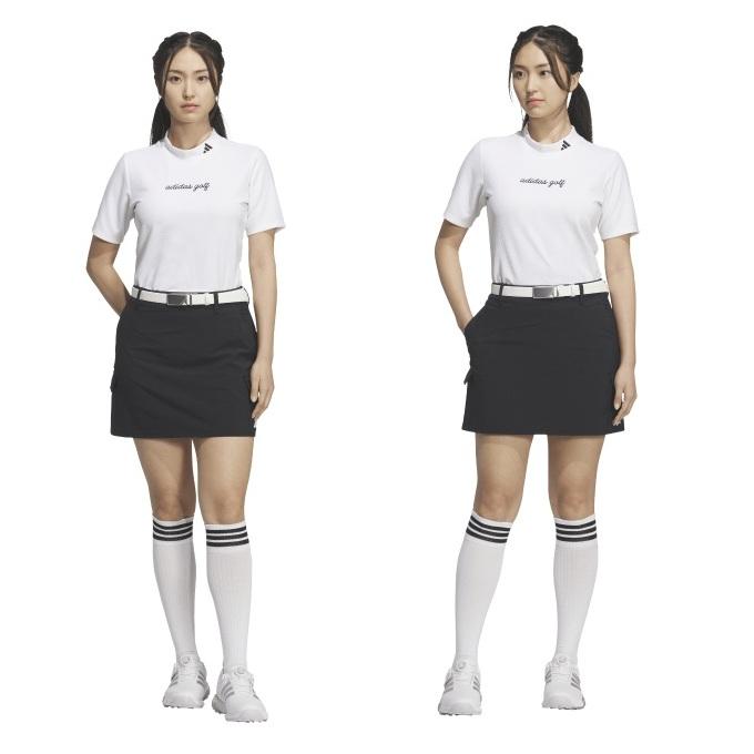 新品 アディダス ゴルフウェア セットアップ 半袖シャツ スカート 涼しい 速乾 adidas（アディダス） ゴルフウェア 半袖シャツ レディース