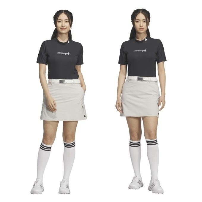 アディダス 新品 セットアップ ゴルフウェア 半袖 スカート 春夏 モックネック adidas（アディダス） ゴルフウェア 半袖シャツ レディース