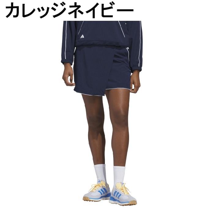 アディダス ゴルフウェア セットアップ 新品 スカート 半袖 ネイビー×グレー adidas（アディダス） ゴルフウェア スカート レディース
