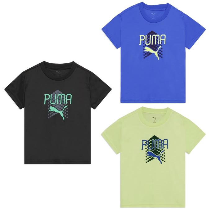 PUMA（プーマ） Tシャツ 半袖 ジュニア アクティブ スポーツ ポリ