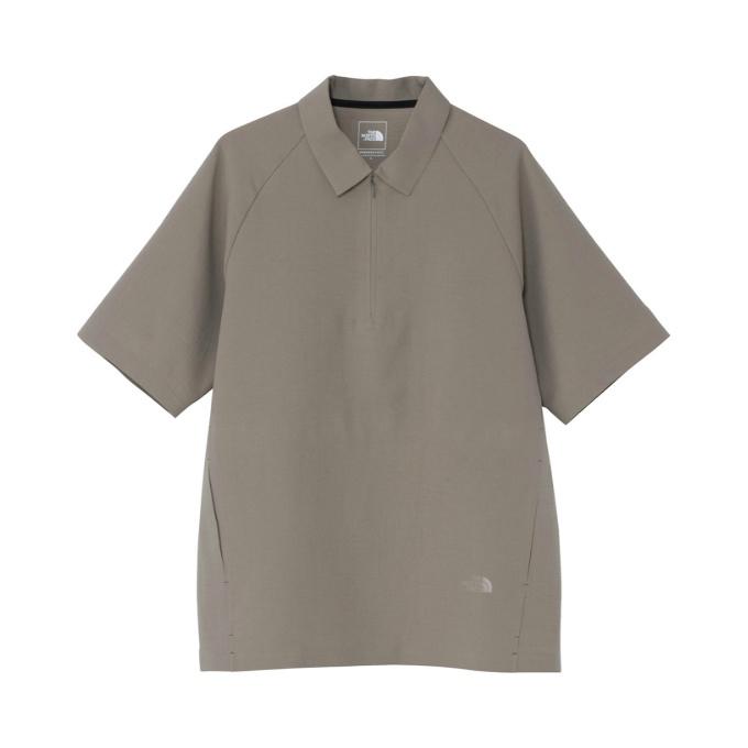 BATONER グレー ショートスリーブ ポロシャツ BATONER | Dresswell（ドレスウェル）