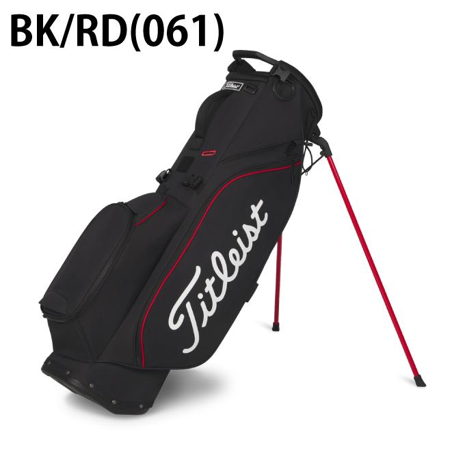【マークー】Titleist キャディバッグ 黒/赤 沖縄県内（離島含）3，300円以上送料無料】タイトリスト Titleist