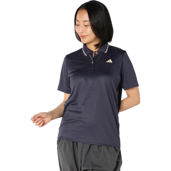 adidas（アディダス） ポロシャツ 半袖 レディース BASIC ワンポイント
