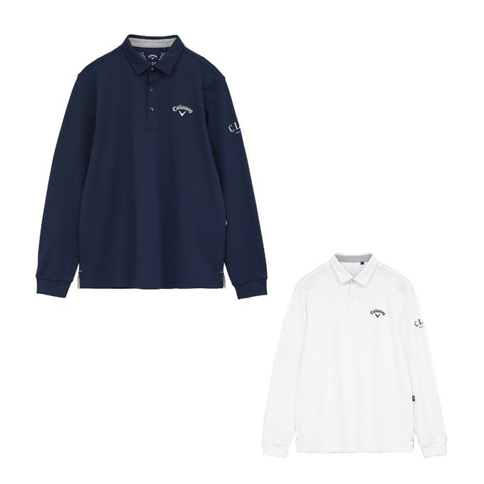 Callaway ゴルフ 長袖シャツ&パンツ L Callaway（キャロウェイ） ゴルフウェア ポロシャツ 長袖 メンズ
