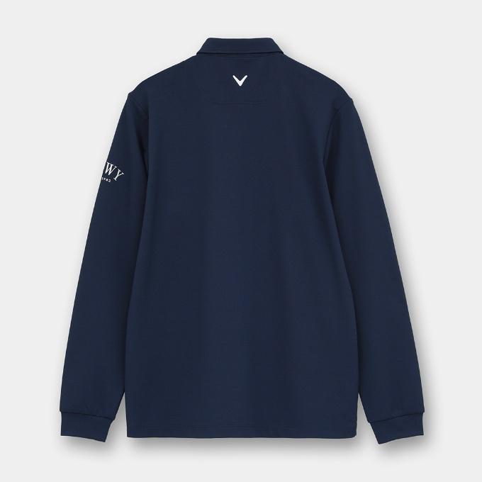 【新品未使用】韓国限定/BOSS GOLF 長袖ポロ ネイビー メンズ ゴルフ Callaway（キャロウェイ） ゴルフウェア ポロシャツ 長袖 メンズ