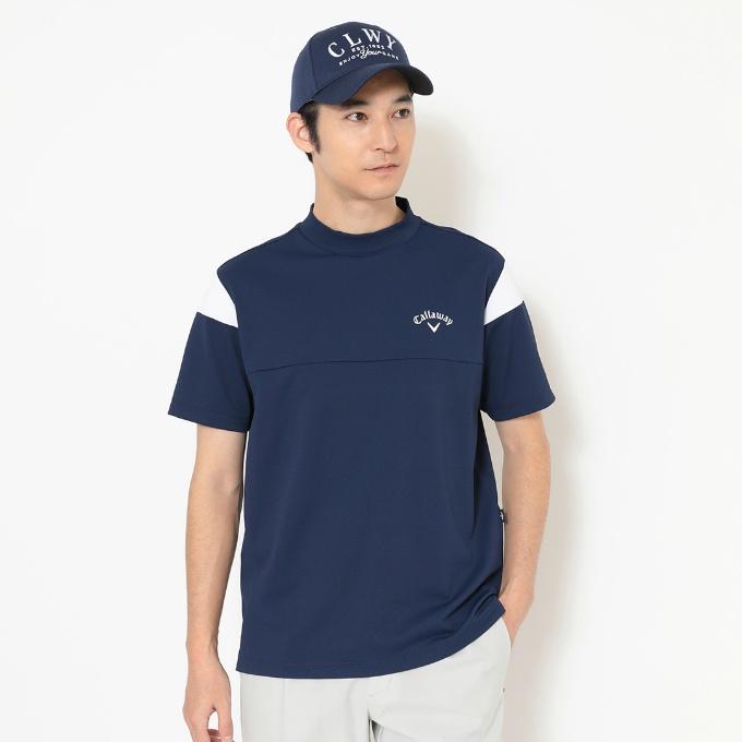 キャロウェイ ゴルフウェア 半袖シャツ メンズ オニカノコ半袖モックネックシャツ C26134107 Callaway 【国内正規品】【2026年春夏モデル】の画像