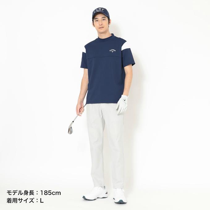 キャロウェイ ゴルフウェア 半袖シャツ メンズ オニカノコ半袖モックネックシャツ C26134107 Callaway 【国内正規品】【2026年春夏モデル】の画像