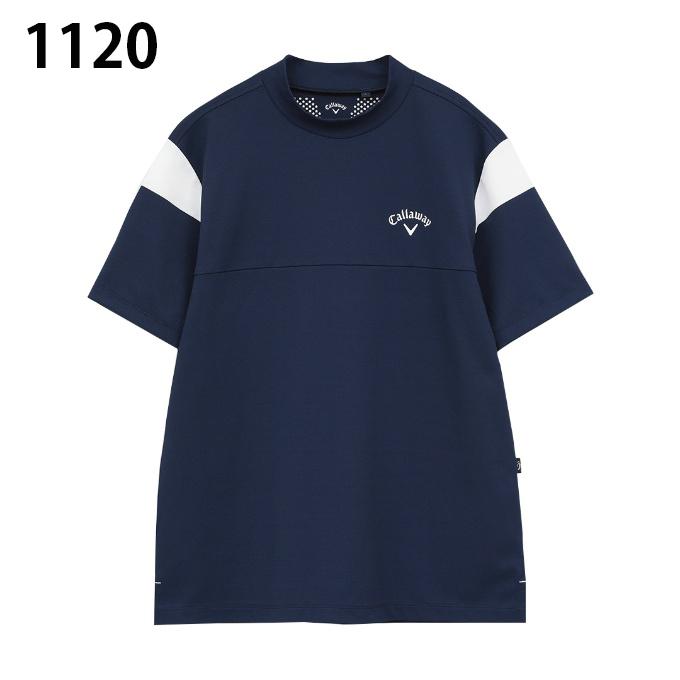 キャロウェイ ゴルフウェア 半袖シャツ メンズ オニカノコ半袖モックネックシャツ C26134107 Callaway 【国内正規品】【2026年春夏モデル】の画像