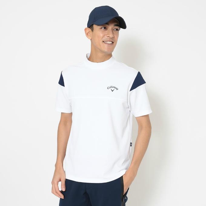 キャロウェイ ゴルフウェア 半袖シャツ メンズ オニカノコ半袖モックネックシャツ C26134107 Callaway 【国内正規品】【2026年春夏モデル】の画像