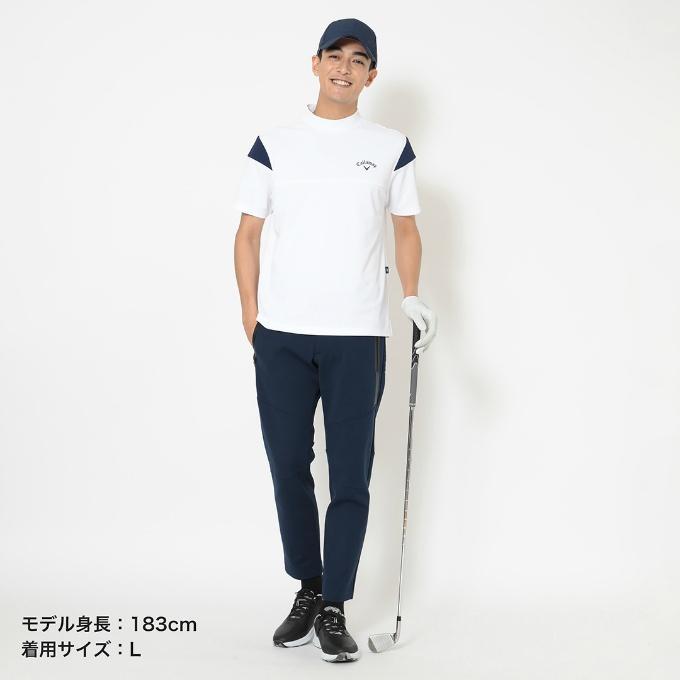 キャロウェイ ゴルフウェア 半袖シャツ メンズ オニカノコ半袖モックネックシャツ C26134107 Callaway 【国内正規品】【2026年春夏モデル】の画像