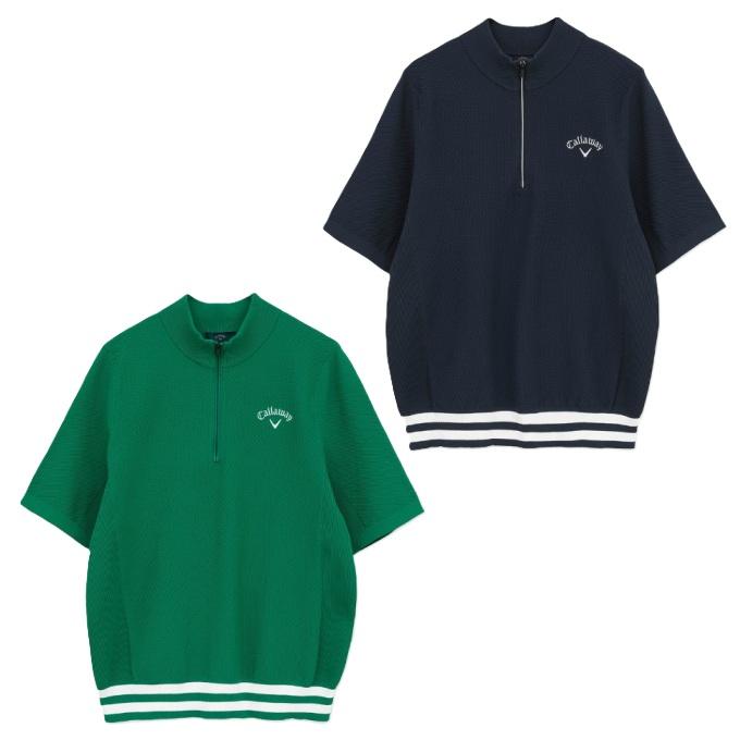 Callaway（キャロウェイ） ゴルフウェア 半袖シャツ メンズ カノコ編み