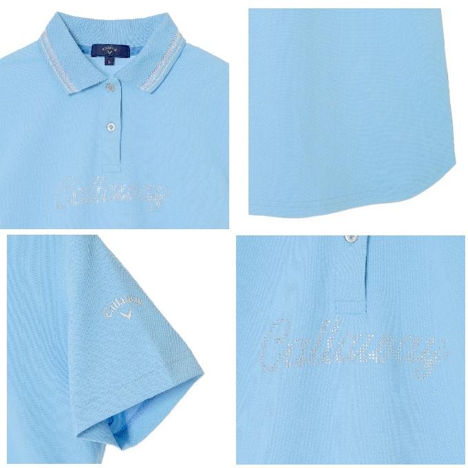 【可愛さブラボー級】courreges ブラック、水色　半袖ポロシャツ　美品 半袖ポロシャツ（胸ポケット付き） 7325-51（G.G.） | 作業着・作業服