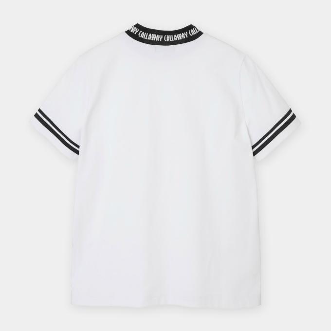 Callaway - 【Callaway】ベア天竺モックネック半袖シャツ Callaway（キャロウェイ） ゴルフウェア 半袖シャツ レディース 裏