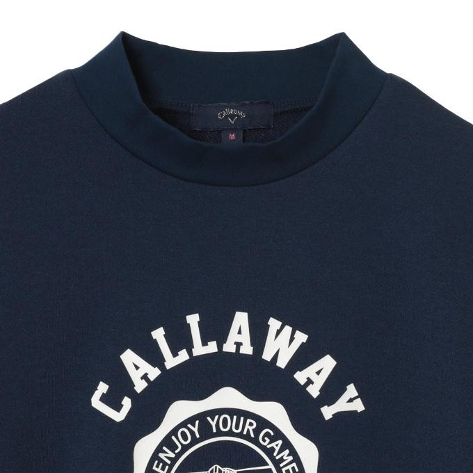 キャロウェイ(Callaway) ゴルフウェア スウェット レディース 裏毛スウェット半袖ハイネックプルオーバー C26117204 【国内正規品】【2026年春夏モデル】_7