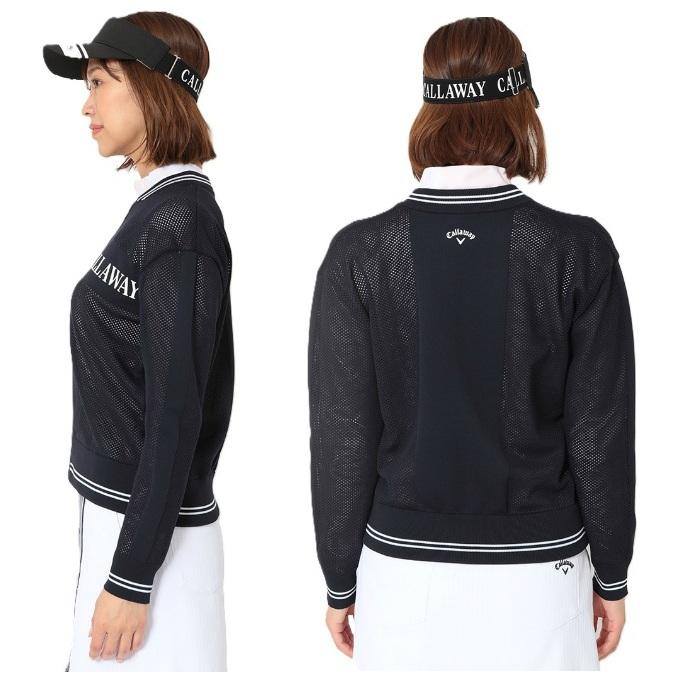 callaway キャラウェイ　レディース　ニットブルゾン　ジャケット　ゴルフ Callaway（キャロウェイ） ゴルフウェア ブルゾン レディース メッシュ