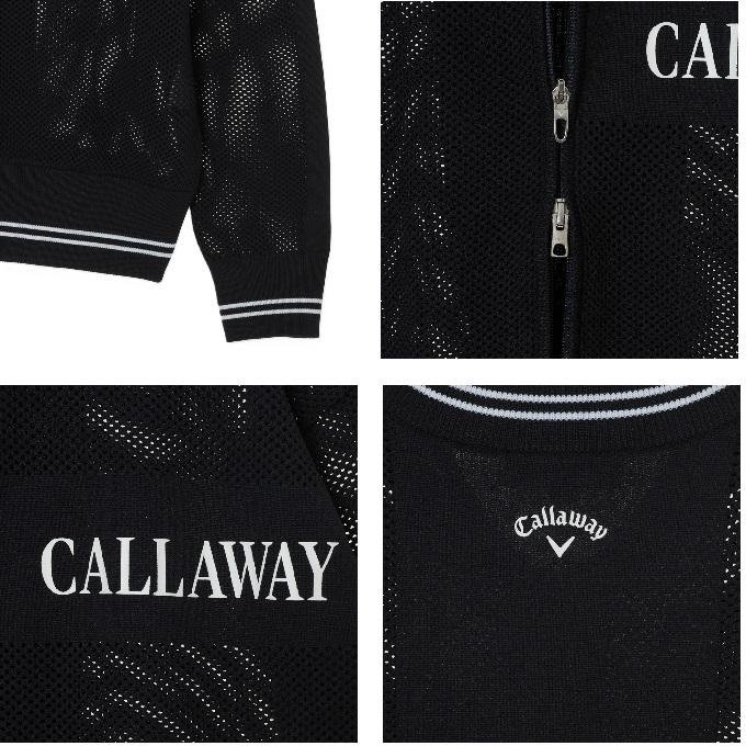 キャロウェイ蓄熱タイプニットブルゾン Callaway（キャロウェイ） ゴルフウェア ブルゾン レディース メッシュ