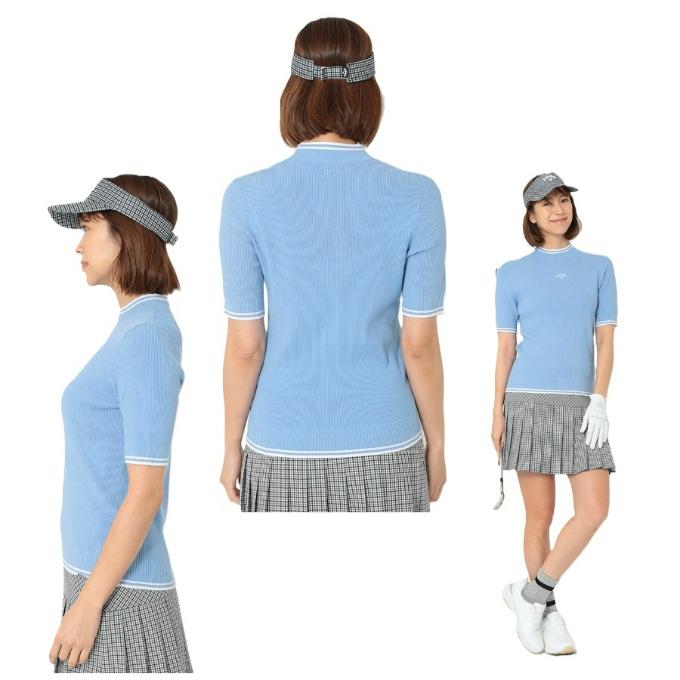 Callaway（キャロウェイ） ゴルフウェア 半袖シャツ レディース リブ