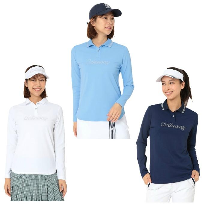 未使用callaway ゴルフウェア 長袖 ポロシャツ 白 【公式通販】