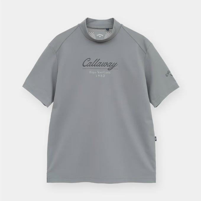CALLAWAY キャロウェイ　半袖モックネックシャツ 2枚セット LL Callaway（キャロウェイ） ゴルフウェア 半袖シャツ メンズ ミニカノコ