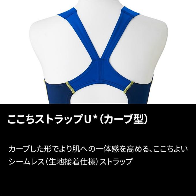 ミズノ(MIZUNO) FINA承認 競泳水着 レディース GX・SONIC STREAM 競泳用ハーフスーツ マスターズバック N2MGC733-81の画像