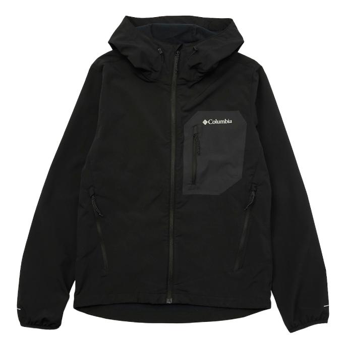 よ*も様 Columbia ソフトシェルジャケット ブラック フルジップ フーデ Columbia(コロンビア) ツイートソフトシェル ジャケット Men's PM2489