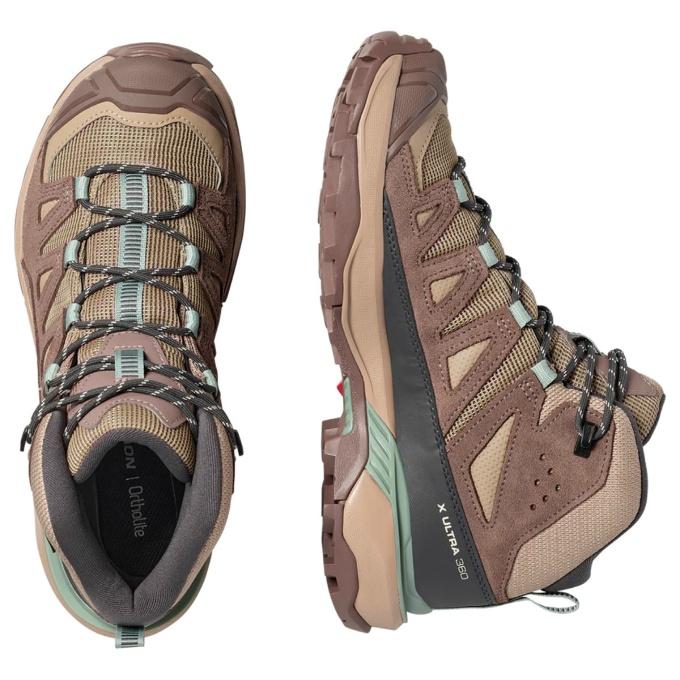 サロモン　トレッキングシューズ サロモン(salomon) トレッキングシューズ ゴアテックス ミッドカット X