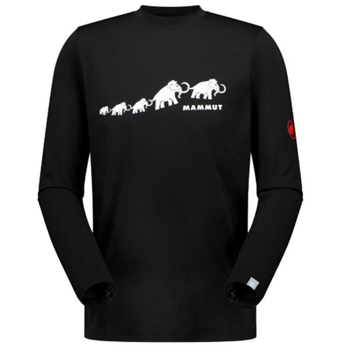MAMMUT（マムート） Tシャツ 長袖 メンズ QD ロゴ プリント ロング