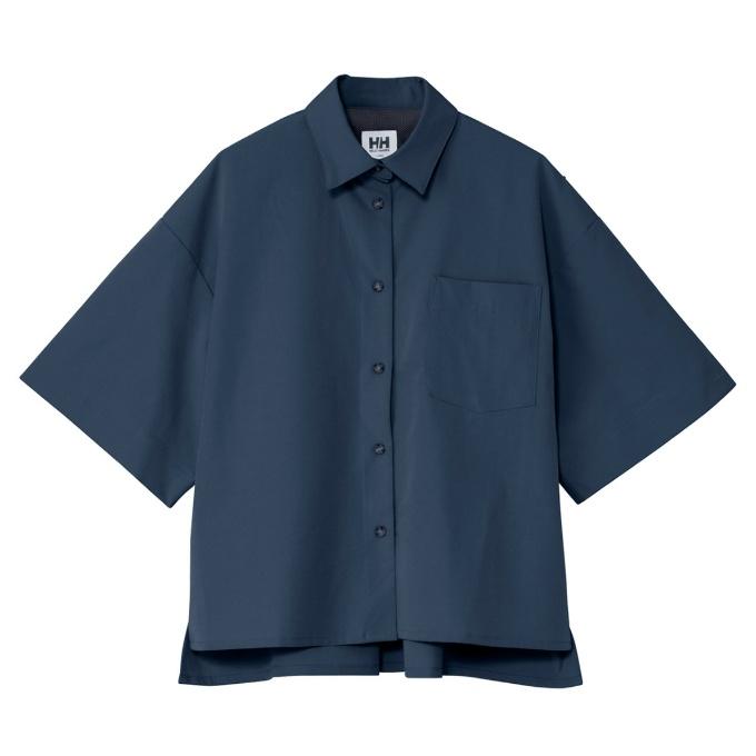 HELLY HANSEN レディースシャツ　新品未使用 HELLY HANSEN（ヘリーハンセン） 半袖シャツ レディース テレグ ライト