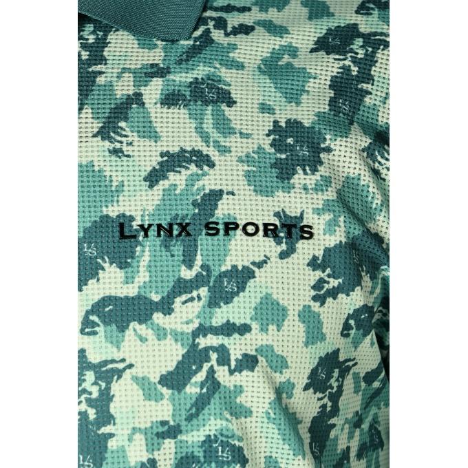 Lynx（リンクス） ゴルフウェア ポロシャツ 半袖 メンズ 迷彩柄