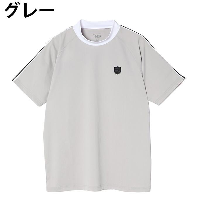 Lynx（リンクス） ゴルフウェア 半袖シャツ メンズ テーピング半袖