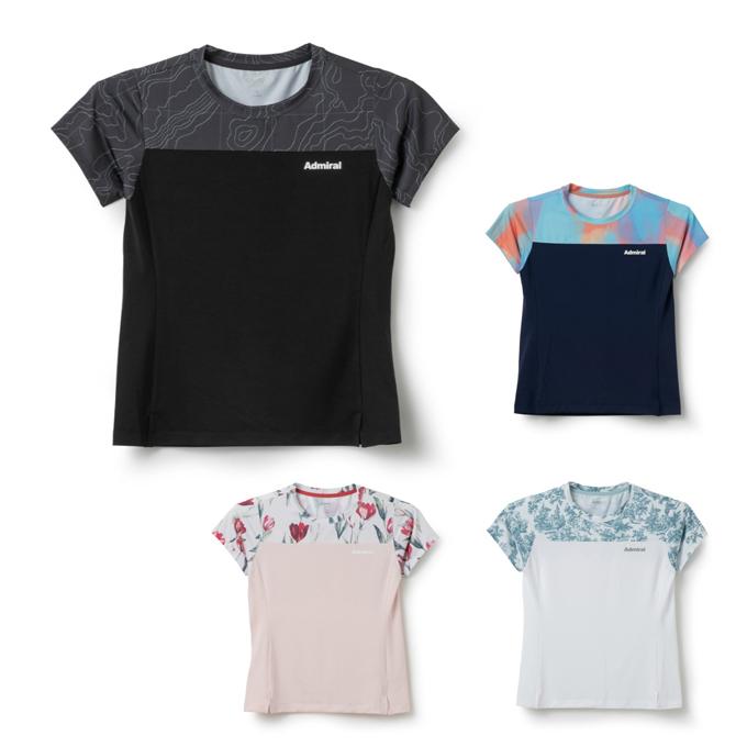 Admiral（アドミラル） テニスウェア Tシャツ 半袖 レディース