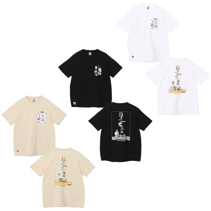 CHUMS（チャムス） Tシャツ 半袖 メンズ ブービーロストシティトリップ