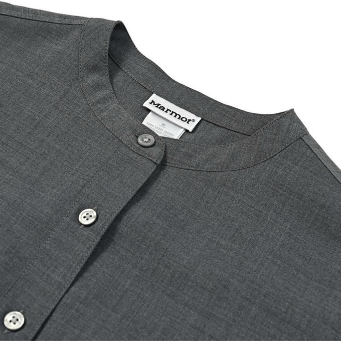 マーモット(Marmot) 長袖シャツ レディース ウィメンズ ミニマルメリノシャツ MTSS26WSH045-GRAYの画像