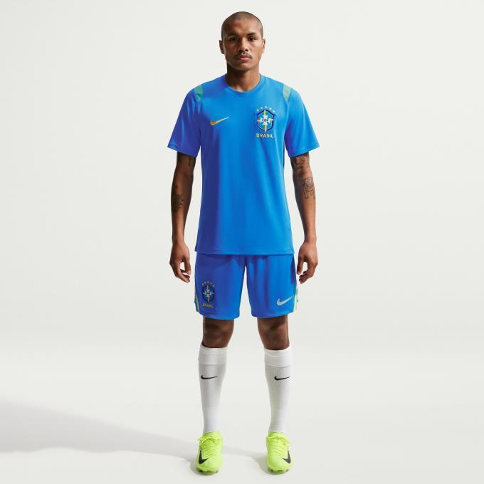 3278 ブラジル　ナイキ　ゲームシャツ　ユニフォーム　サッカー　青 NIKE（ナイキ） サッカーウェア レプリカシャツ メンズ 26 CBF