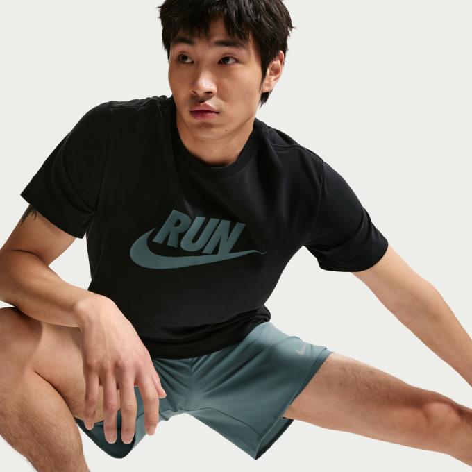 NIKE（ナイキ） ランニングウェア Tシャツ 半袖 メンズ DF スウッシュ