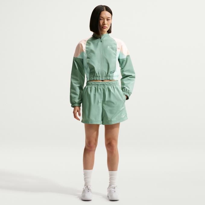 送料無料 新品 NIKE ウーブン フーディ ジャケット&ショートパンツ L NIKE（ナイキ） ショートパンツ レディース L NSW ESSNTLウーブン