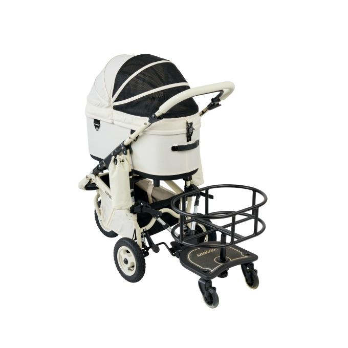 Airbuggy ペットカート ホワイト AIRBUGGY（エアバギー） ペットカート ドーム3 スモール オンボード