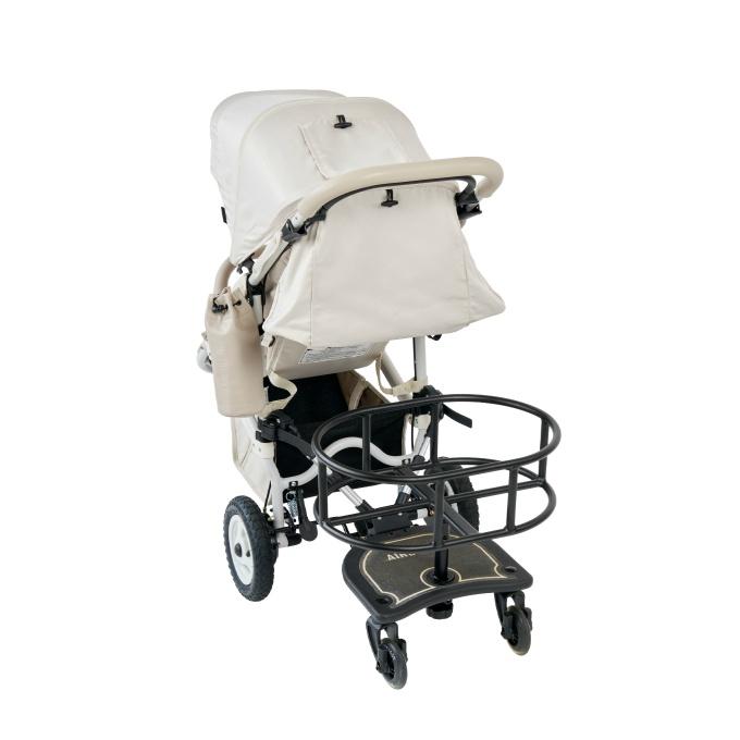 【極美品】エアバギー ホワイト AIRBUGGY フレームのみ　ペットカートにも AIRBUGGY（エアバギー） ペットカート ドーム3 スモール オンボード