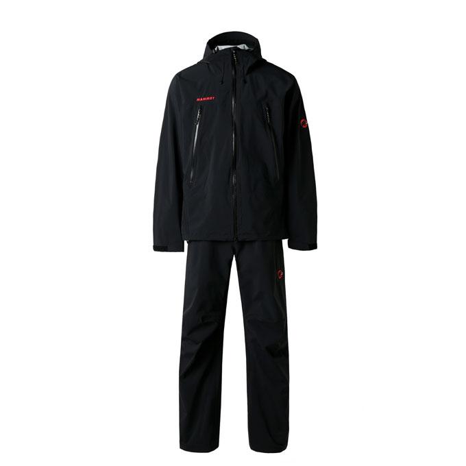 MAMMUT 上下セット 黒 MAMMUT（マムート） レインウェア上下セット メンズ All Weather Rain