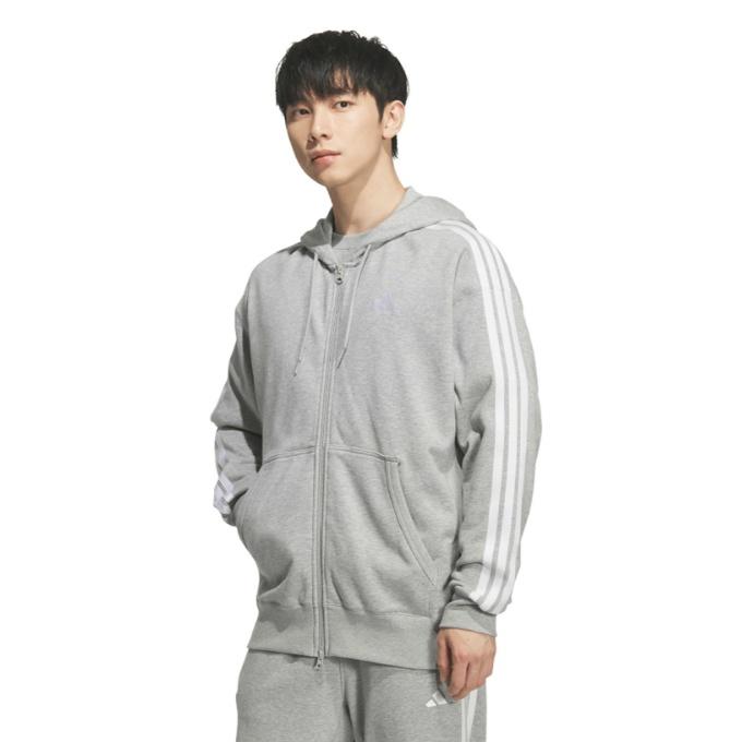 adidas フード付きグレージャケット サイズSです adidas（アディダス） スウェットジャケット メンズ エッセンシャルズ