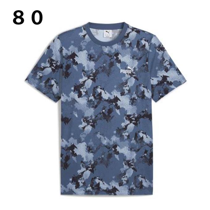 PUMA（プーマ） PUMA Tシャツ 半袖 メンズ ESS CAMO 総柄 T 691047 