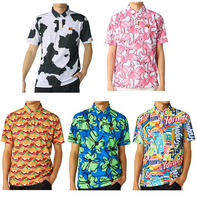 ラウドマウス　キスマーク柄 メンズシャツ 新品 LOUDMOUTH（ラウドマウスゴルフ） ラウドマウス(LOUDMOUTH) ゴルフ