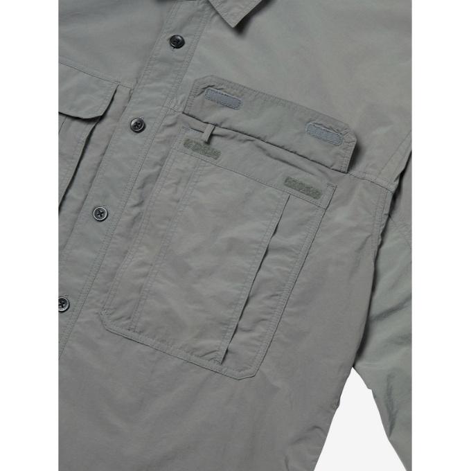 ザ・ノース・フェイス(THE NORTH FACE) 長袖シャツ メンズ ラッスルキャノピーシャツ Rustle Canopy Shirt NR12302-FG 【国内正規品】の画像