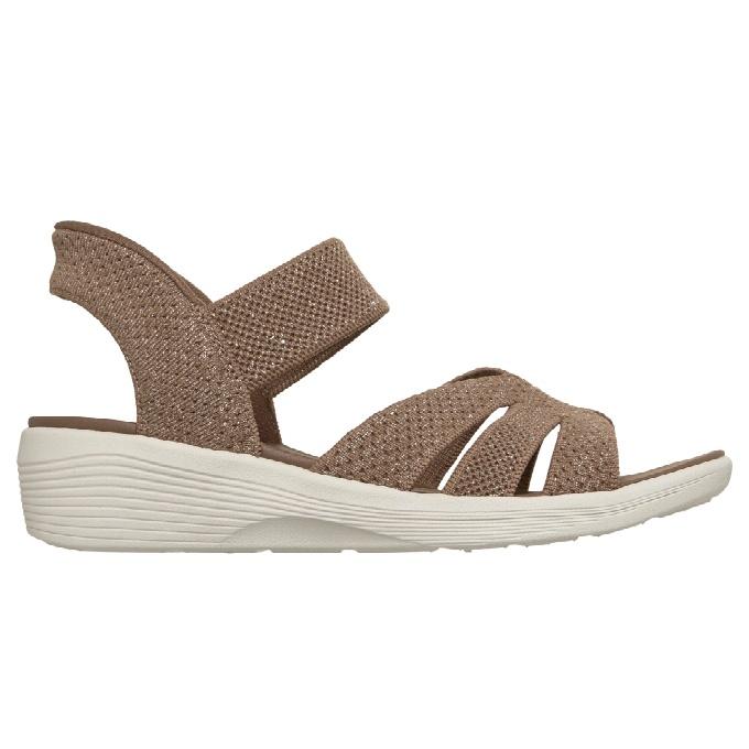 スケッチャーズ SKECHERS ストラップサンダル レディース SLP スリップイン アリヤ 119842-MOCの画像